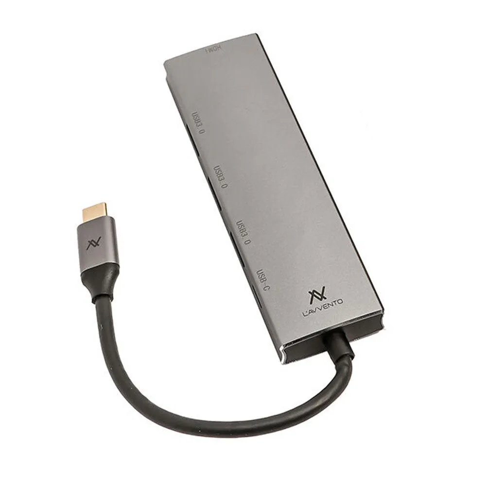 Lavvento US015 5in1 Type-C 4K HUB Converter