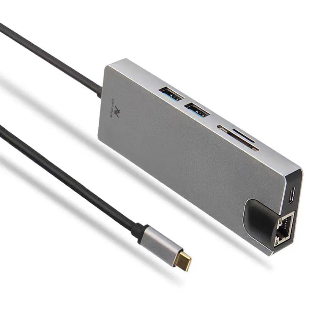 Lavvento US017 8in1 Type-C 4K HUB Converter