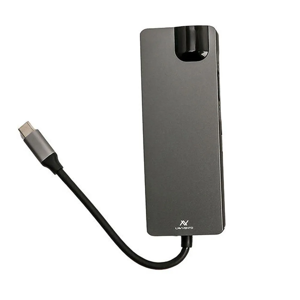 Lavvento US017 8in1 Type-C 4K HUB Converter