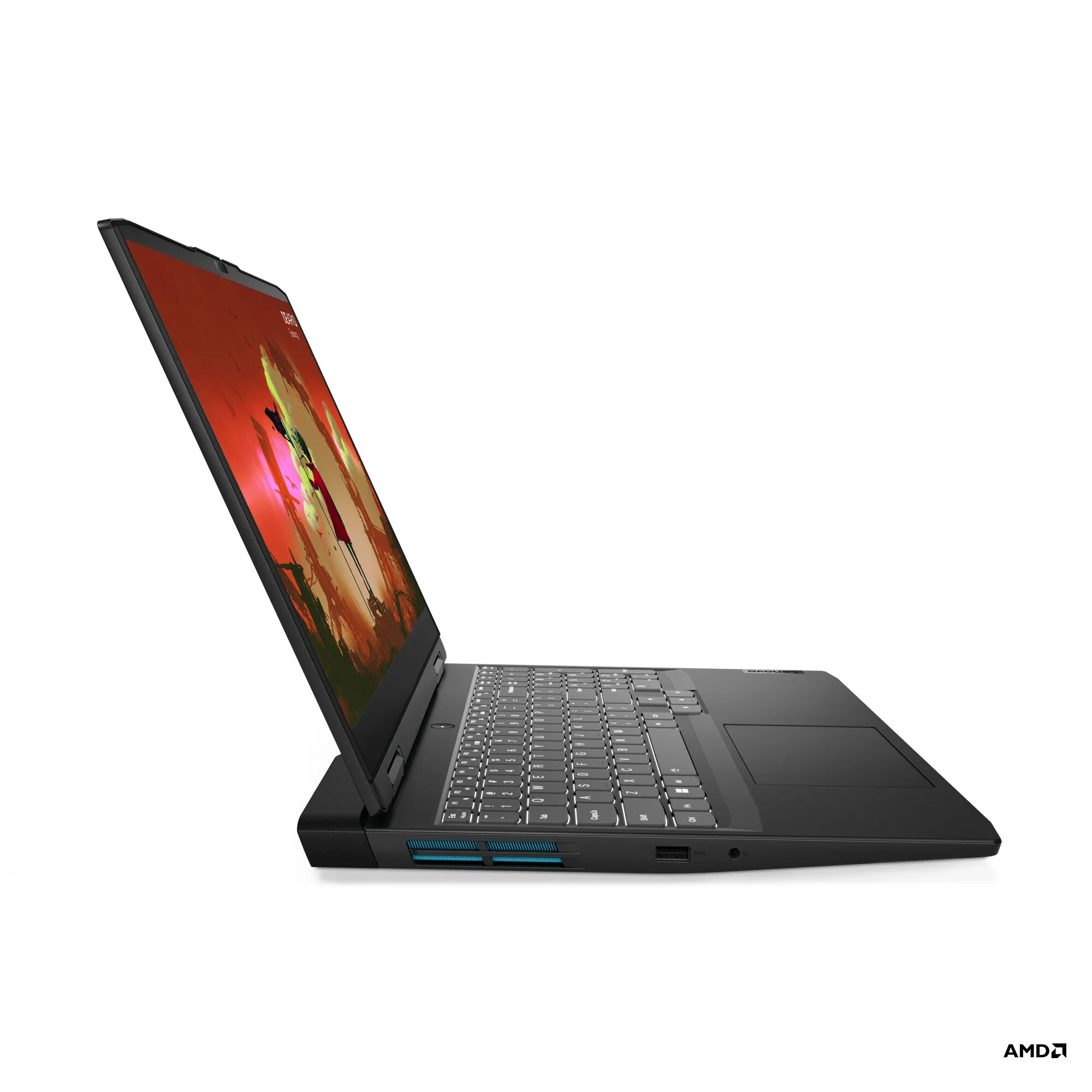Lenovo IdeaPad Gaming 3 15ARH7 AMD Ryzen™ 5 6600H Laptop 39.6 cm (15.6") Full HD 8 GB DDR5-SDRAM 512 GB SSD NVIDIA GeForce RTX 3050 Ti Wi-Fi 6 (802.11ax) Windows 11 Home Grey