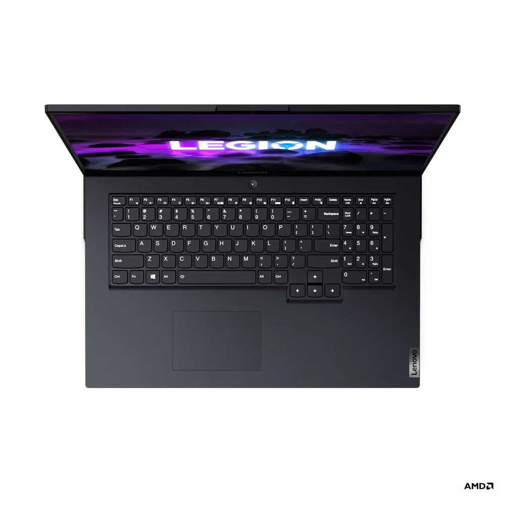 Lenovo Legion 5 AMD Ryzen™ 5 5600H Laptop 43.9 cm (17.3") Full HD 8 GB DDR4-SDRAM 512 GB SSD NVIDIA GeForce RTX 3060 Wi-Fi 6 (802.11ax) Windows 10 Home Black