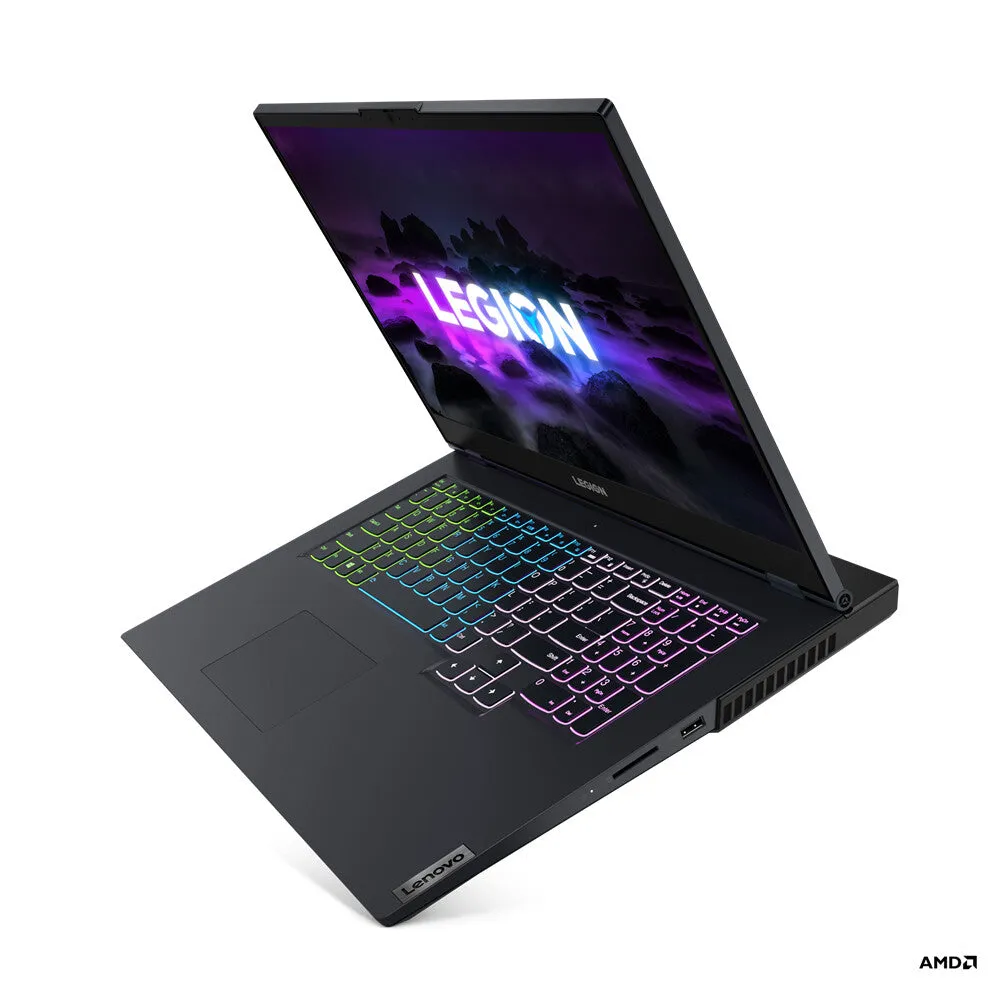 Lenovo Legion 5 AMD Ryzen™ 5 5600H Laptop 43.9 cm (17.3") Full HD 8 GB DDR4-SDRAM 512 GB SSD NVIDIA GeForce RTX 3060 Wi-Fi 6 (802.11ax) Windows 10 Home Black
