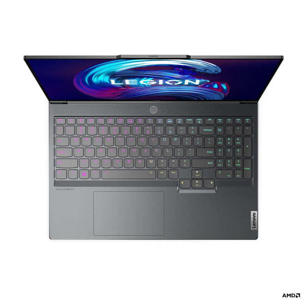 Lenovo Legion 7 16ARHA7 AMD Ryzen™ 7 6800H Laptop 40.6 cm (16") WQXGA 16 GB DDR5-SDRAM 1 TB SSD AMD Radeon RX 6850M XT Wi-Fi 6E (802.11ax) Windows 11 Home Grey