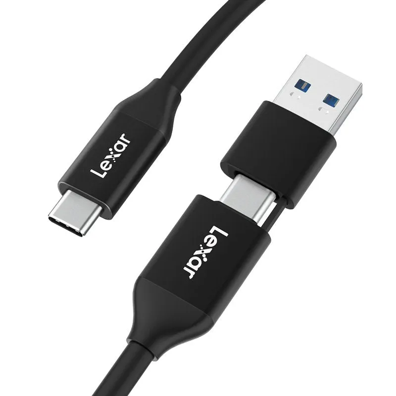 Lexar 2-in-1 USB 3.2 Gen 2 Type-C Cable