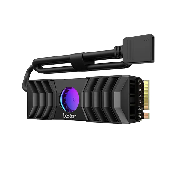Lexar NM1090 w RGB Heatsink | NVMe PCIe 5.0 M.2 SSD