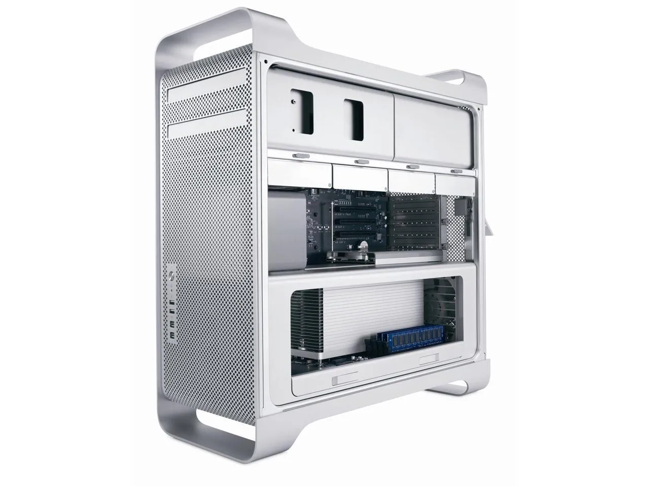Mac Pro "Eight Core" 2.8 (3,1) A1186, MA970LL/A - 2x Quad Core Intel Xeon E5462@2.80GHz, 8GB RAM, 500GB HDD, 8X DL SuperDrive, OSX 10.5 - Refurbished