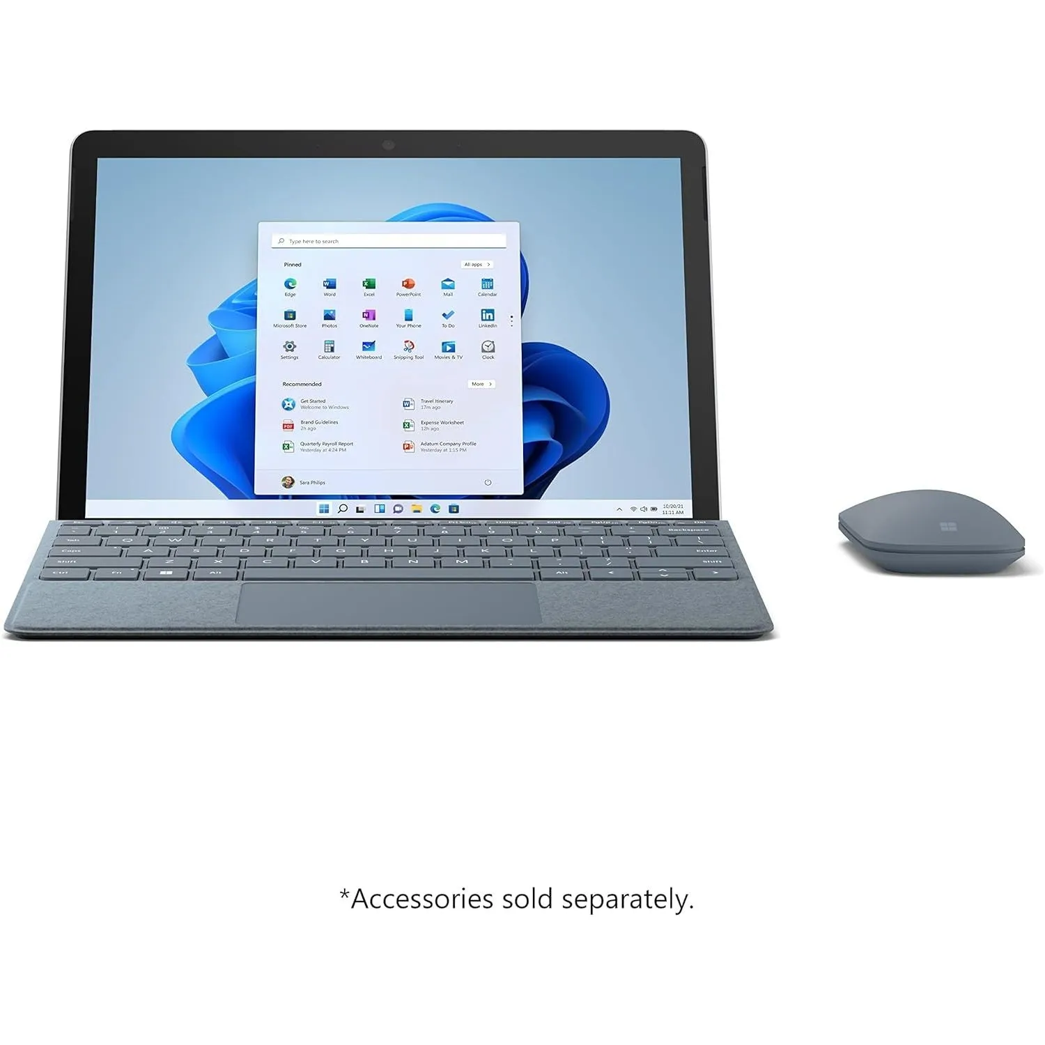 Microsoft Surface Go 2 - 10.5" Touchscreen, Intel Core m3 (8th Gen), 8GB RAM, 128GB SSD, WiFi   LTE, Platinum