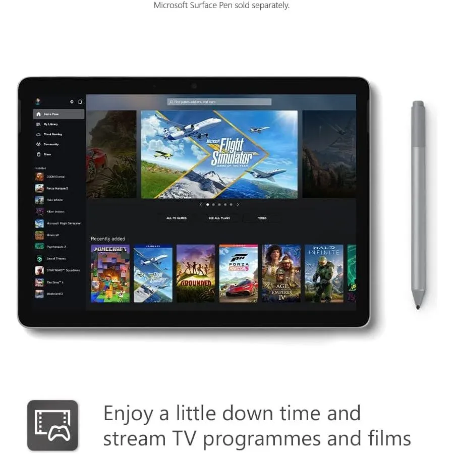 Microsoft Surface Go 3 4G Intel Core i3-10100Y 8GB 128GB SSD 10.5 Platinum ,Unlocked