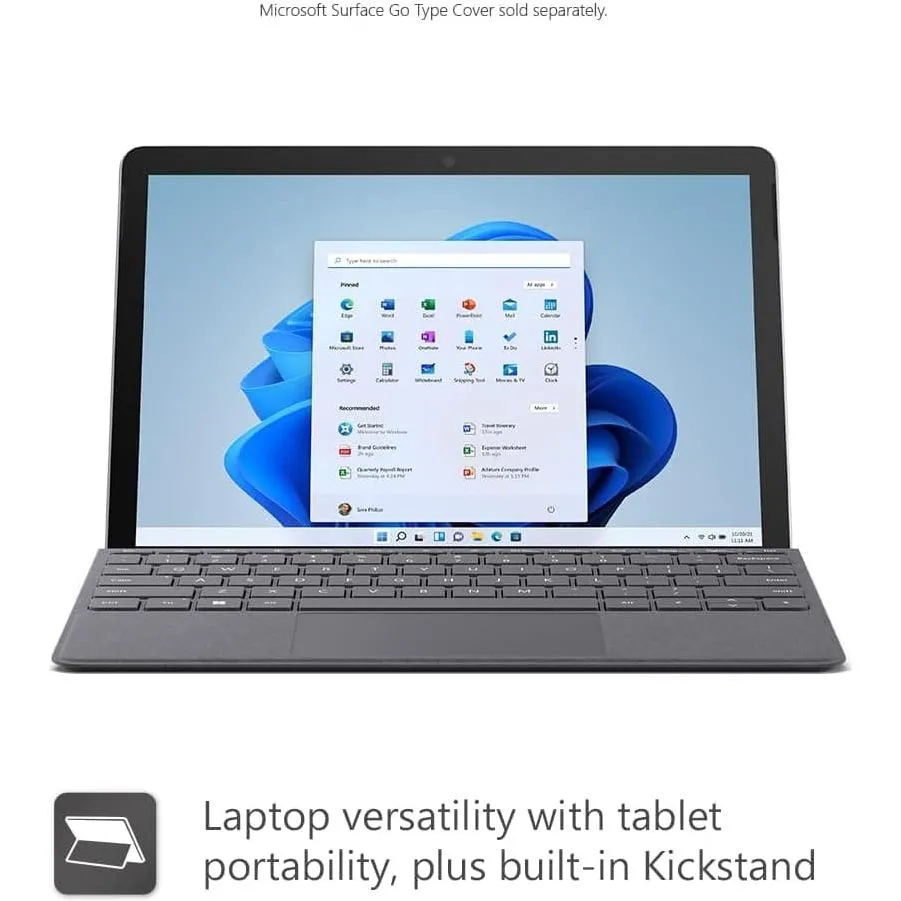 Microsoft Surface Go 3 4G Intel Core i3-10100Y 8GB 128GB SSD 10.5 Platinum ,Unlocked