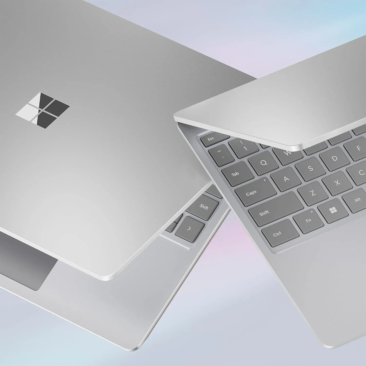 Microsoft Surface Laptop Go 3 (2023) - 12.4” Touchscreen, Intel Core i5, 16GB RAM, 256GB SSD, Windows 11 Home - Platinum