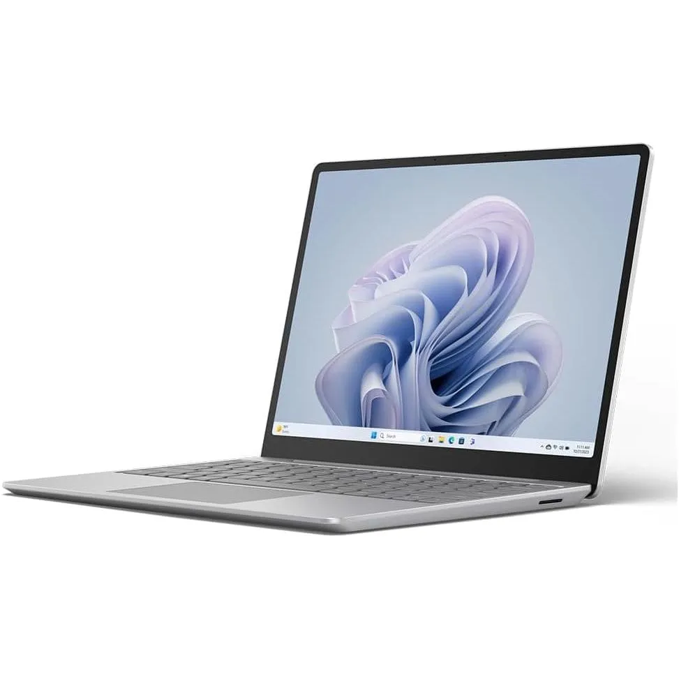 Microsoft Surface Laptop Go 3 (2023), 12.4" Touchscreen, Intel i5, 8GB RAM, 256GB SSD, Platinum, Windows 11 Home