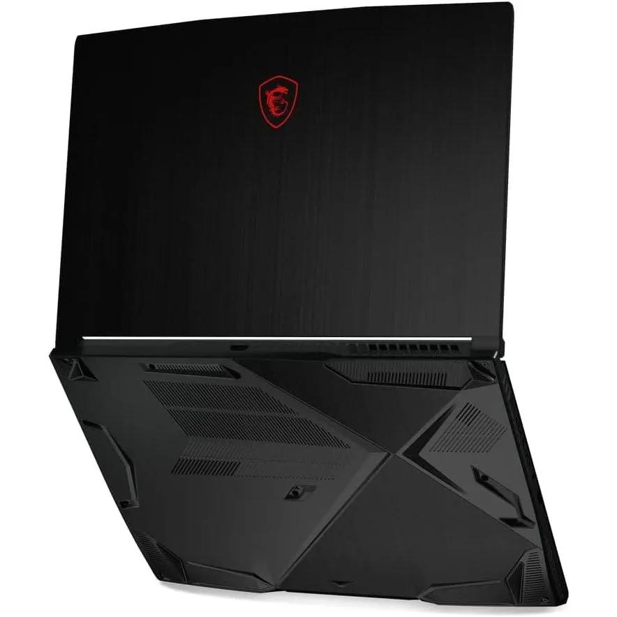 MSI GF63 Thin 11SC-496UK Laptop: i5-11400H, 2.7 GHz, 8GB RAM, 512GB M.2 PCIe SSD, 15.6" 144Hz Display, GTX 1650 GDDR6 4GB, Windows 11 Home - Black