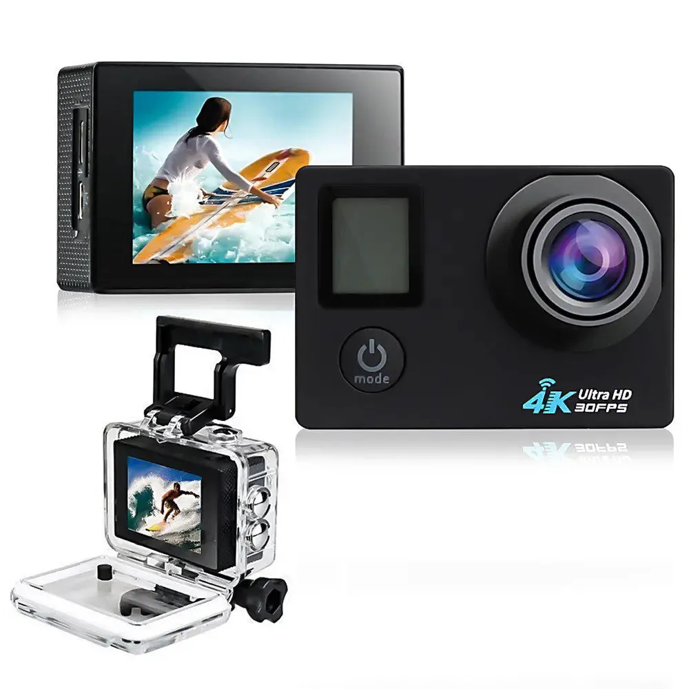 newWaterproof 4K Dual Screen Wifi HD 1080P Camera-4K Camera