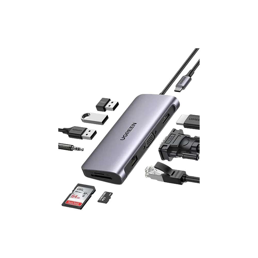 [Not For Sale] UGREEN 10-in-1 USB C Hub Multiport Adapter [UG-80133]
