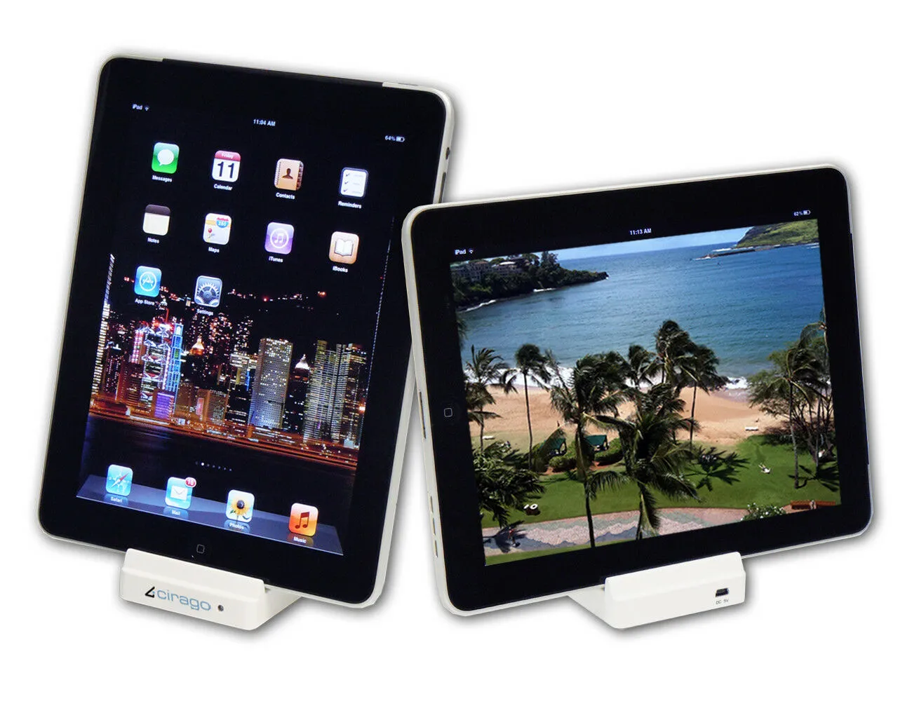 NuView Charging Dock Stand Station Holder 30pin 5V 2.1amp MFI Certified for iPad