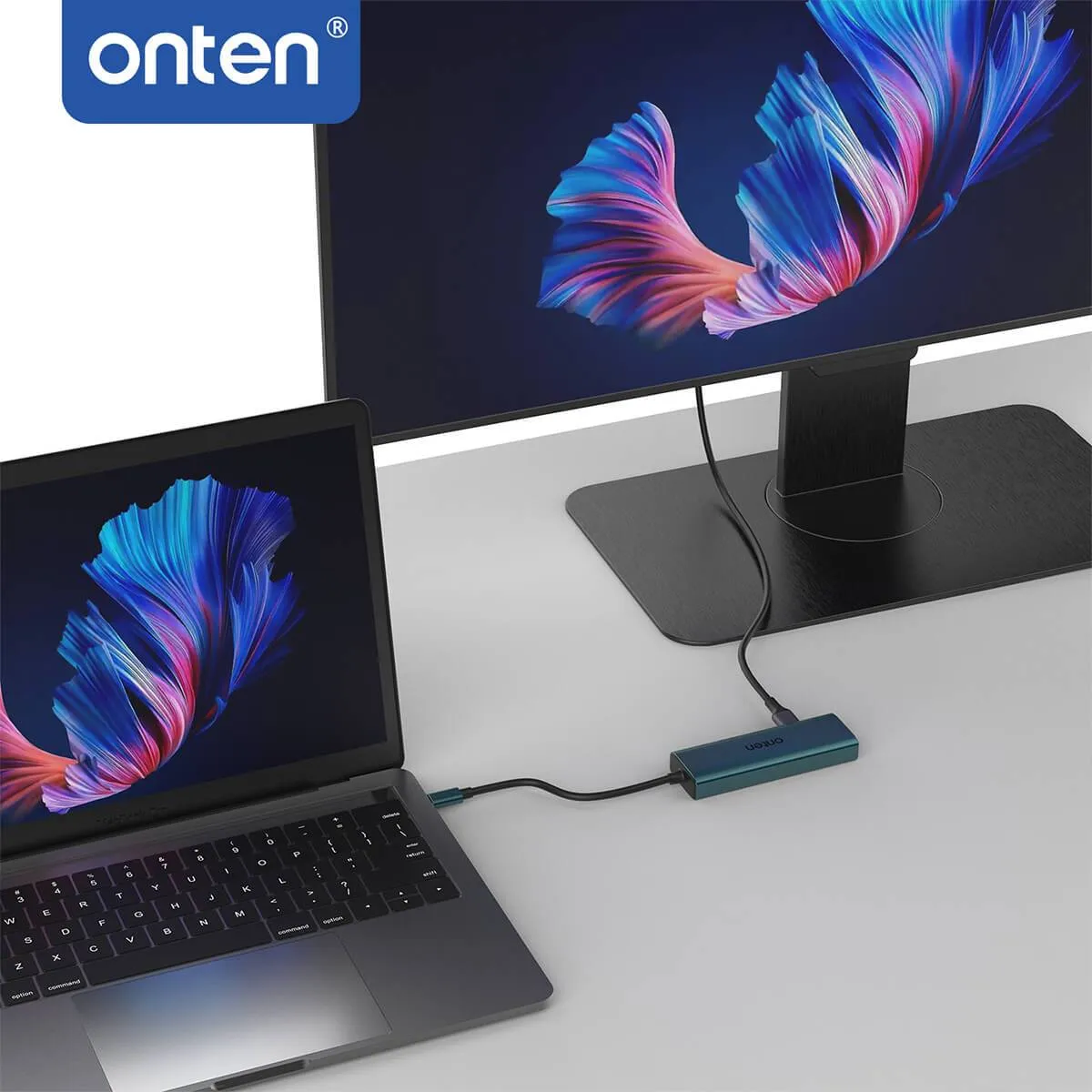 Onten UC125 5 in 1 USB-C to HDMl Docking Station
