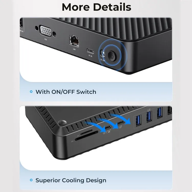 ORICO 20 in 1 Laptop Multifunction Docking Station DKA20