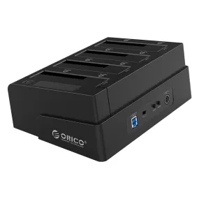 Orico 4 Bay 2.5" / 3.5" Usb3.0 Hdd|Ssd Clone Dock - Black