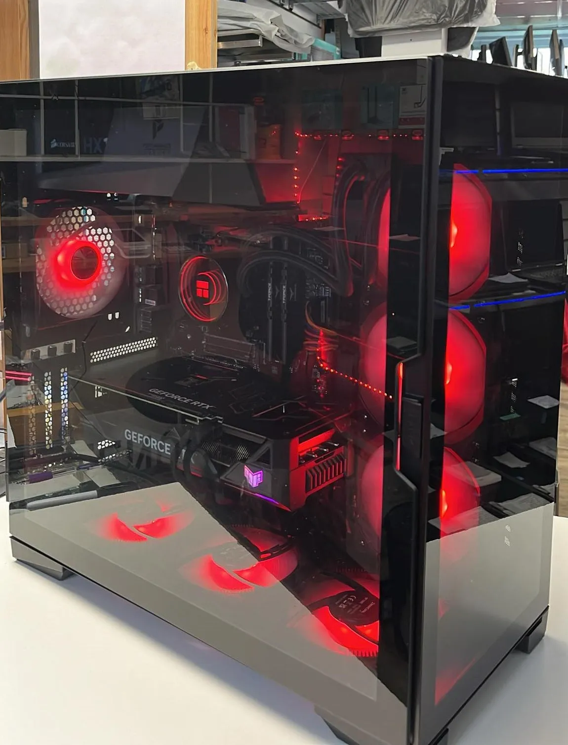 PC GAMING ASUS TUF RTX4070-Ti SUPER 16GB RYZEN 7 5700X 32GB DDR4 SSD 1TB NVMe