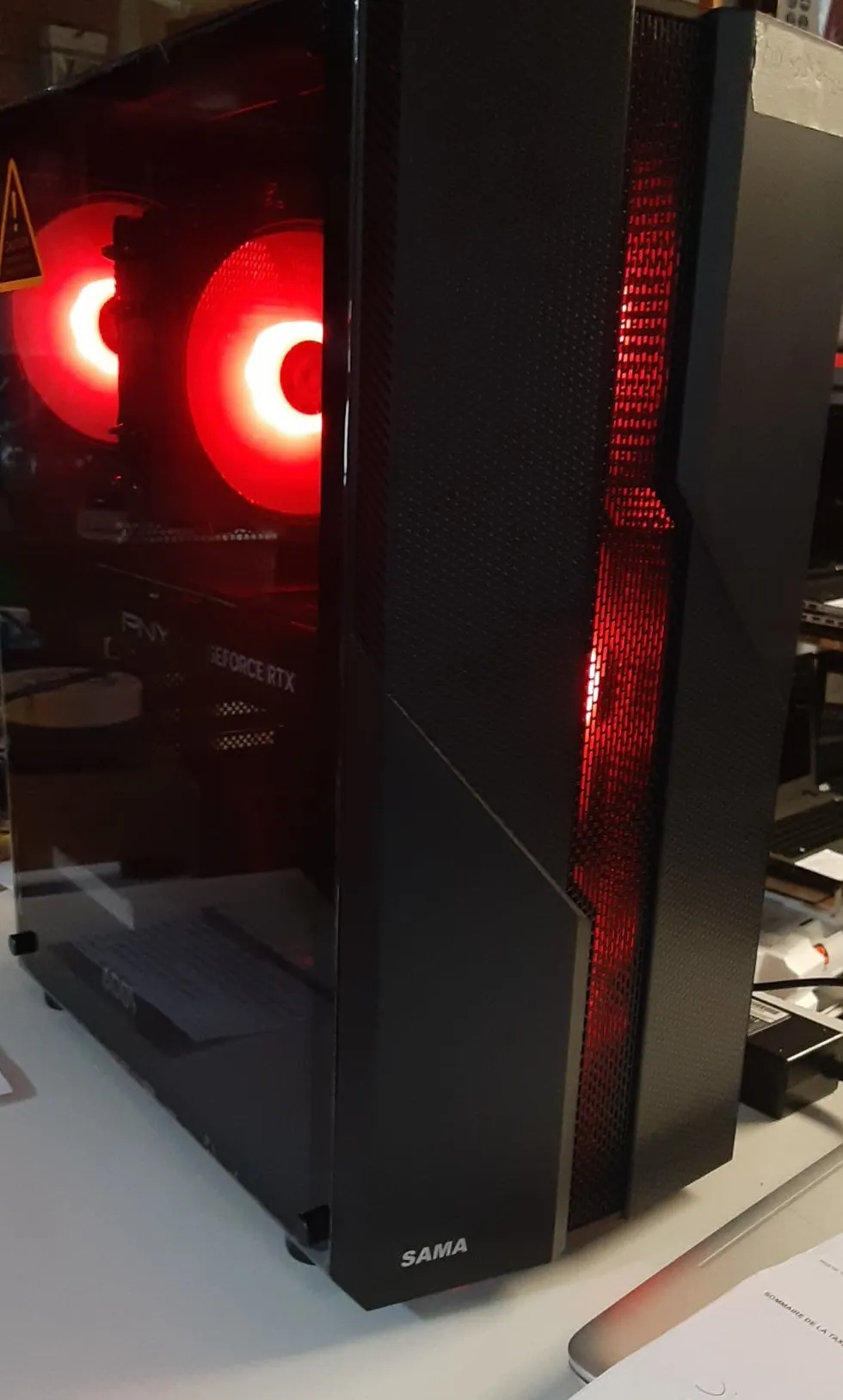 PC GAMING RYZEN 7 5700X 3,40GHz NEW NVMe 2TB 32GB DDR4 NEW GeForce RTX 4070 2 Fans