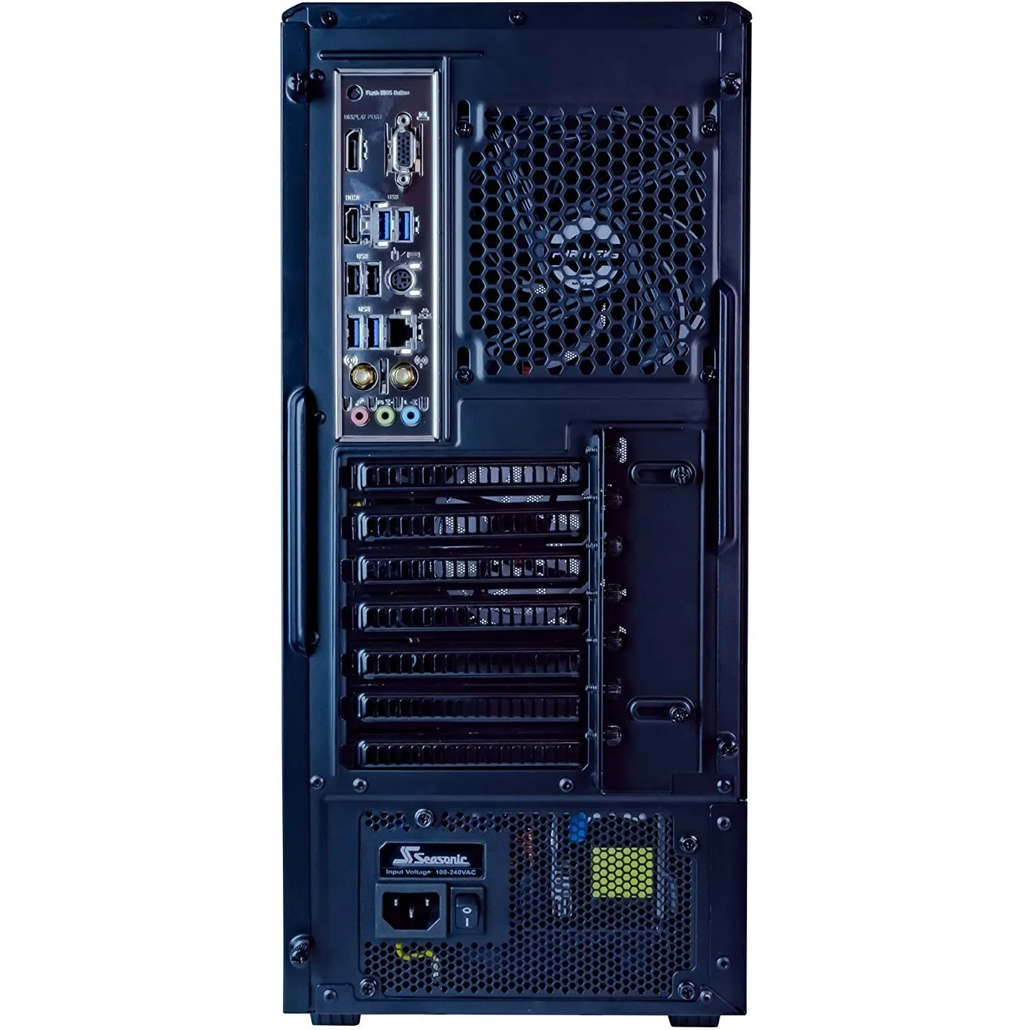 Periphio Centaur Prebuilt RGB Gaming Computer 16GB DDR4 RAM 500GB NVMe M.2 SSD   1TB HDD (Refurbished)