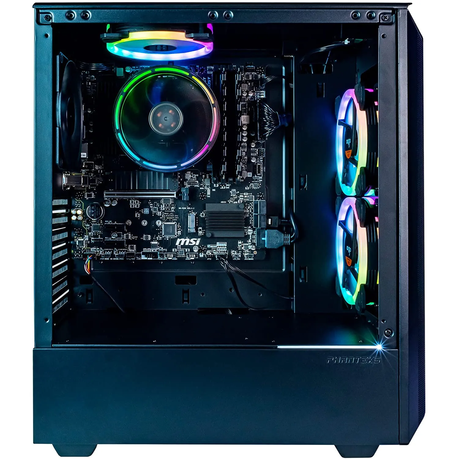 Periphio Centaur Prebuilt RGB Gaming Computer 16GB DDR4 RAM 500GB NVMe M.2 SSD   1TB HDD (Refurbished)
