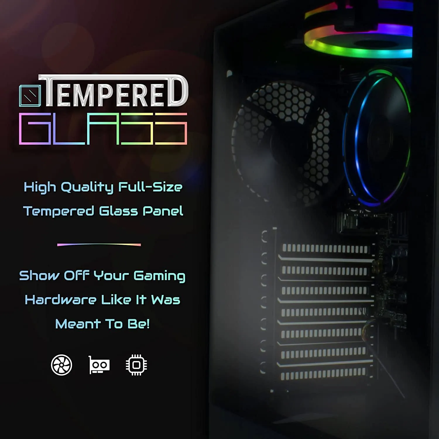 Periphio Centaur Prebuilt RGB Gaming Computer 16GB DDR4 RAM 500GB NVMe M.2 SSD   1TB HDD (Refurbished)