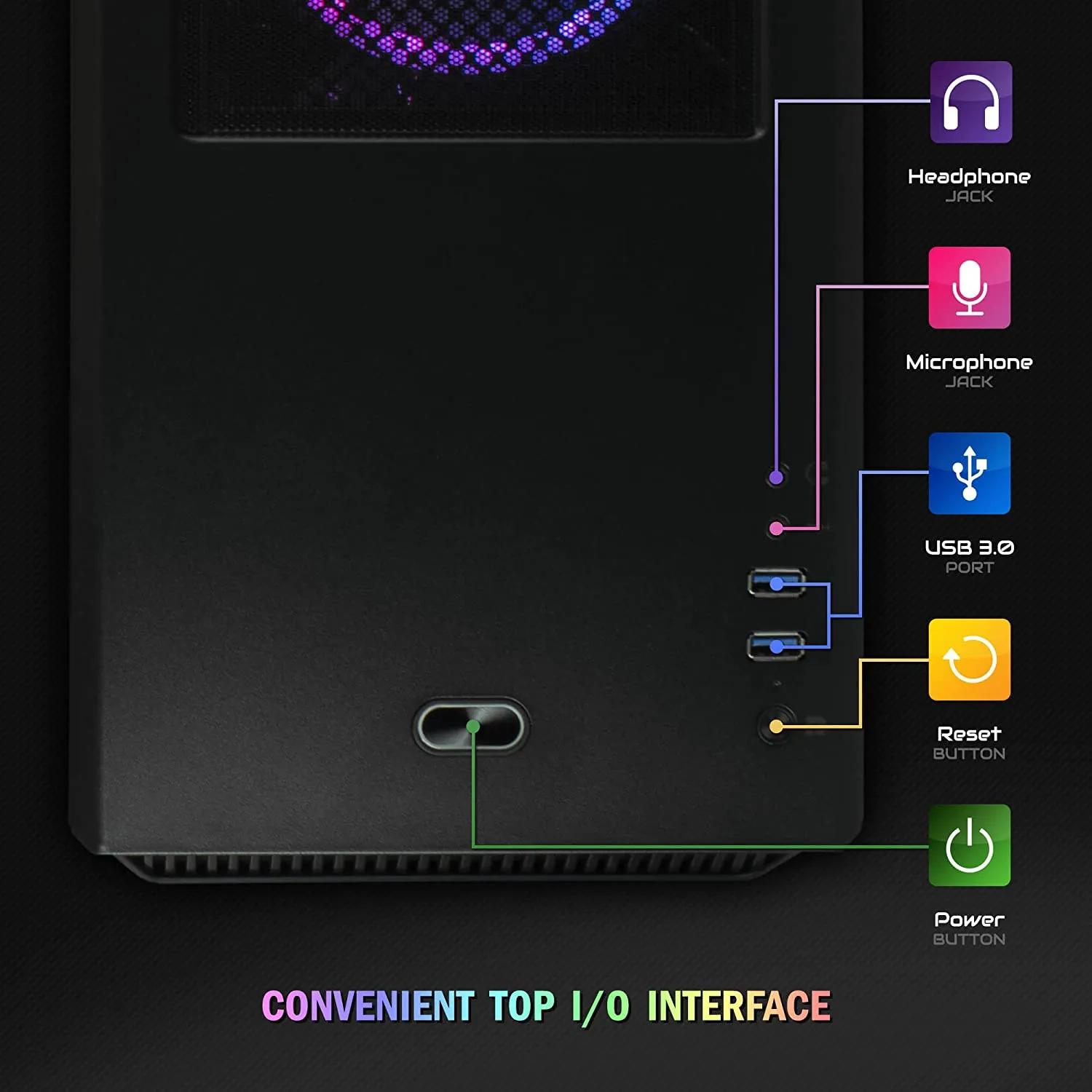 Periphio Chimera Prebuilt RGB Gaming Computer (Refurbished)