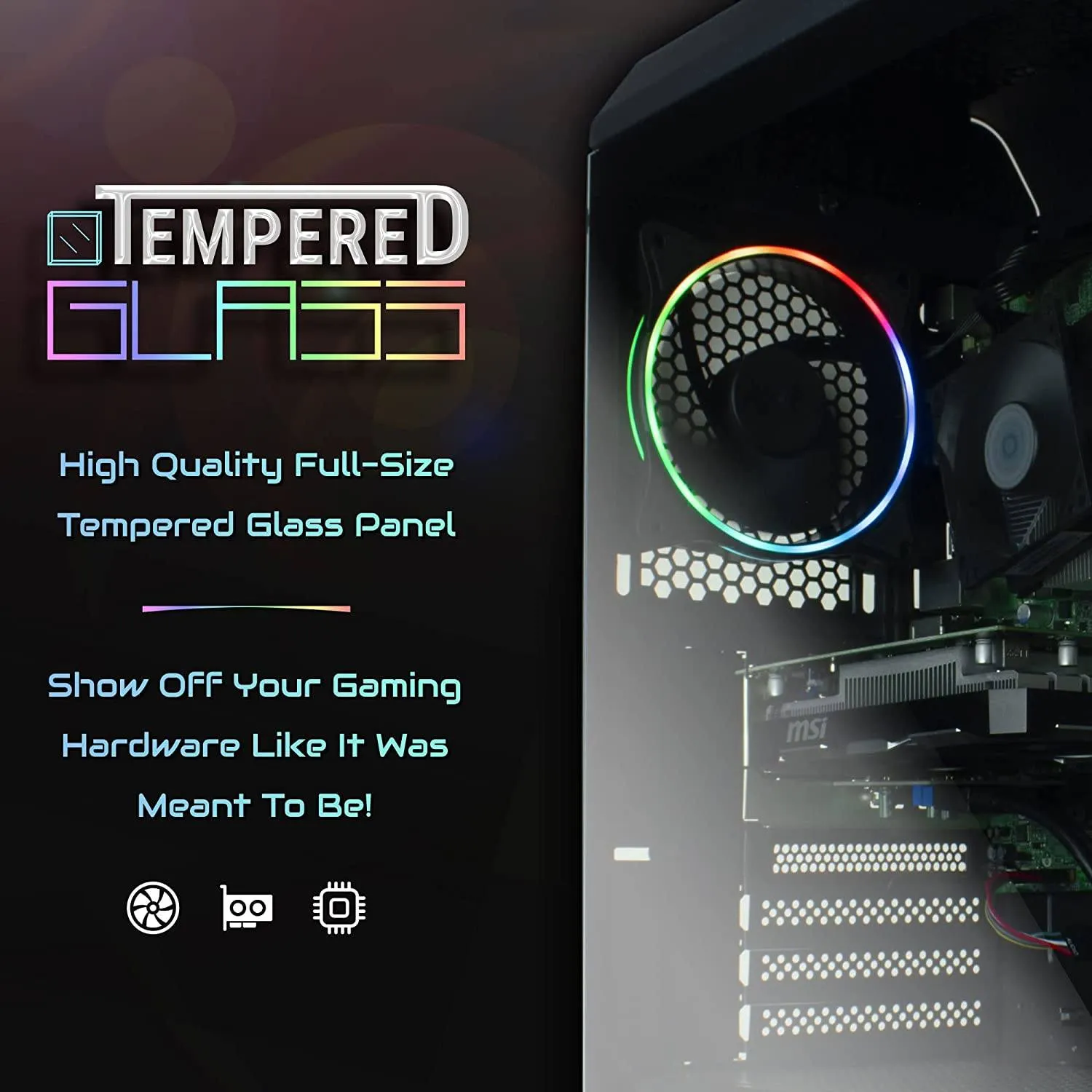 Periphio Hydra Gaming PC Tower Desktop Computer (Refurbished)