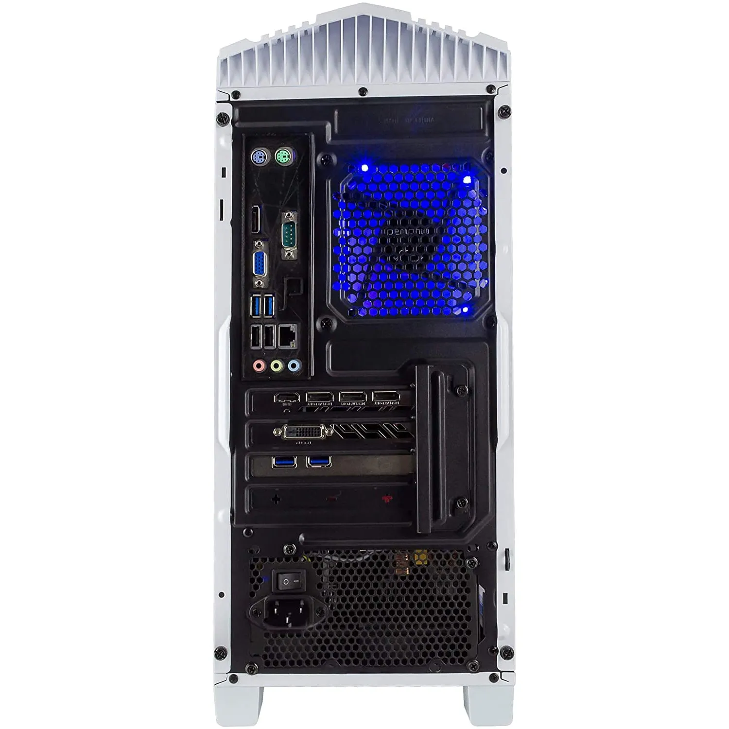 Periphio Vortex Gaming PC Desktop 16GB RAM 120GB SSD   500GB 7200 RPM HDD (Refurbished)