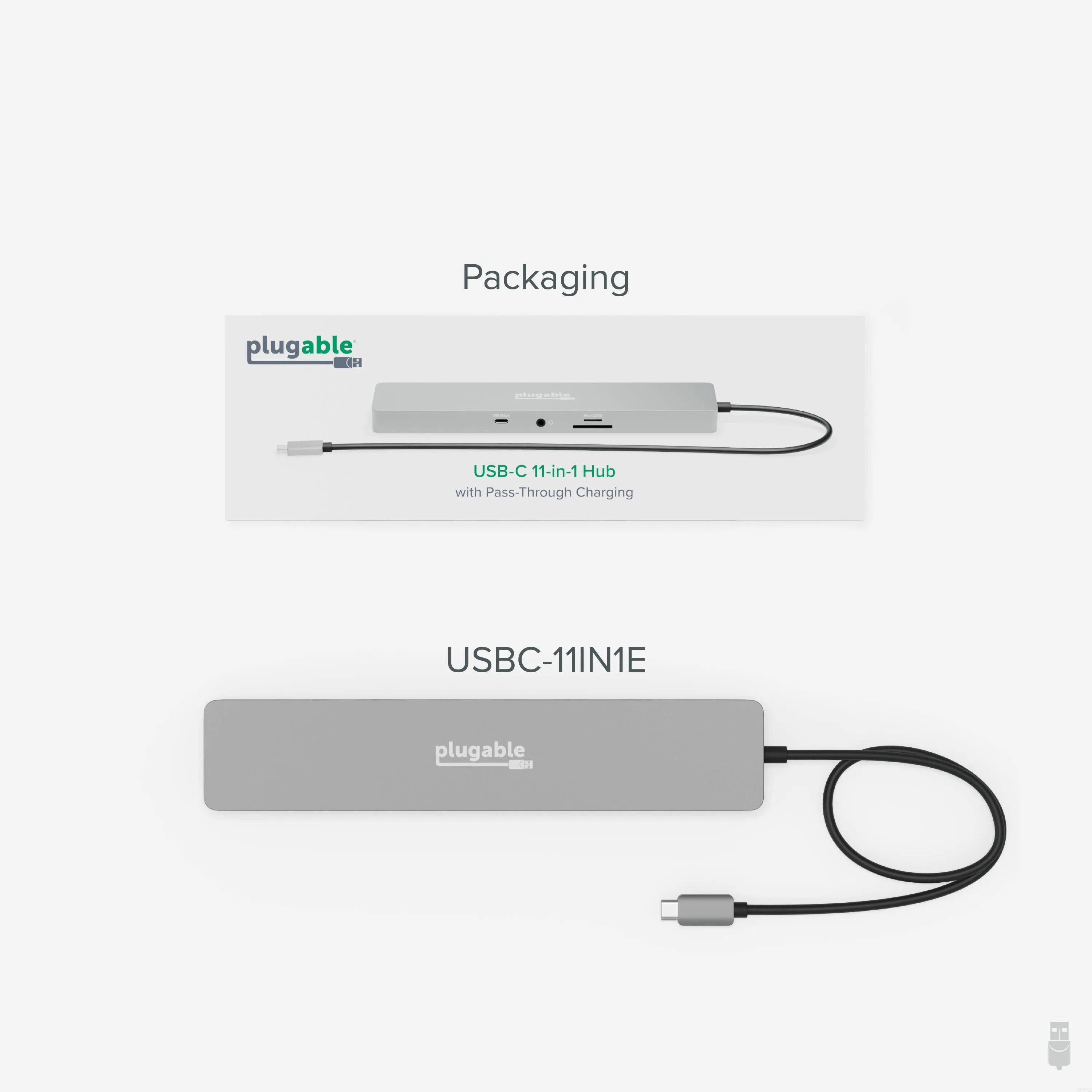 Plugable USB-C 11-in-1 Hub with Ethernet