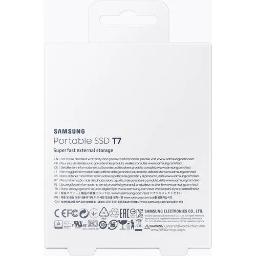 Samsung  T7 Gray Portable SSD 2TB
