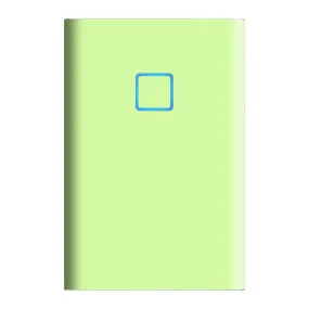 Samsung T7 Touch Portable SSD Green Glow Skin