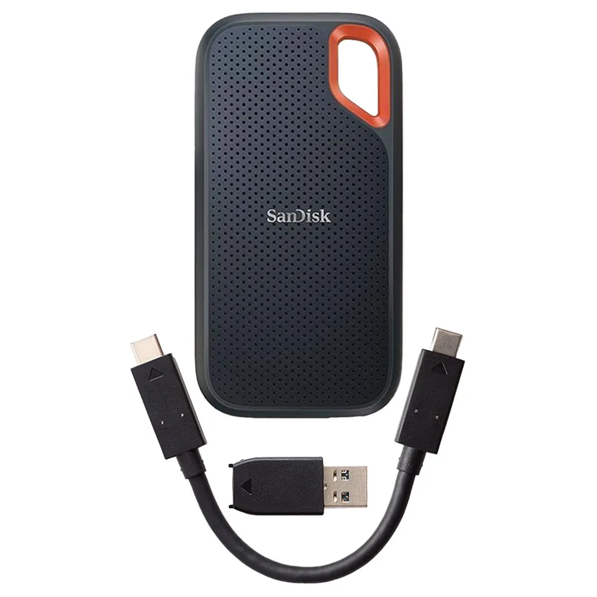 SanDisk (1TB) Extreme Portable External SSD w/ USB-C Port - Gray/Orange