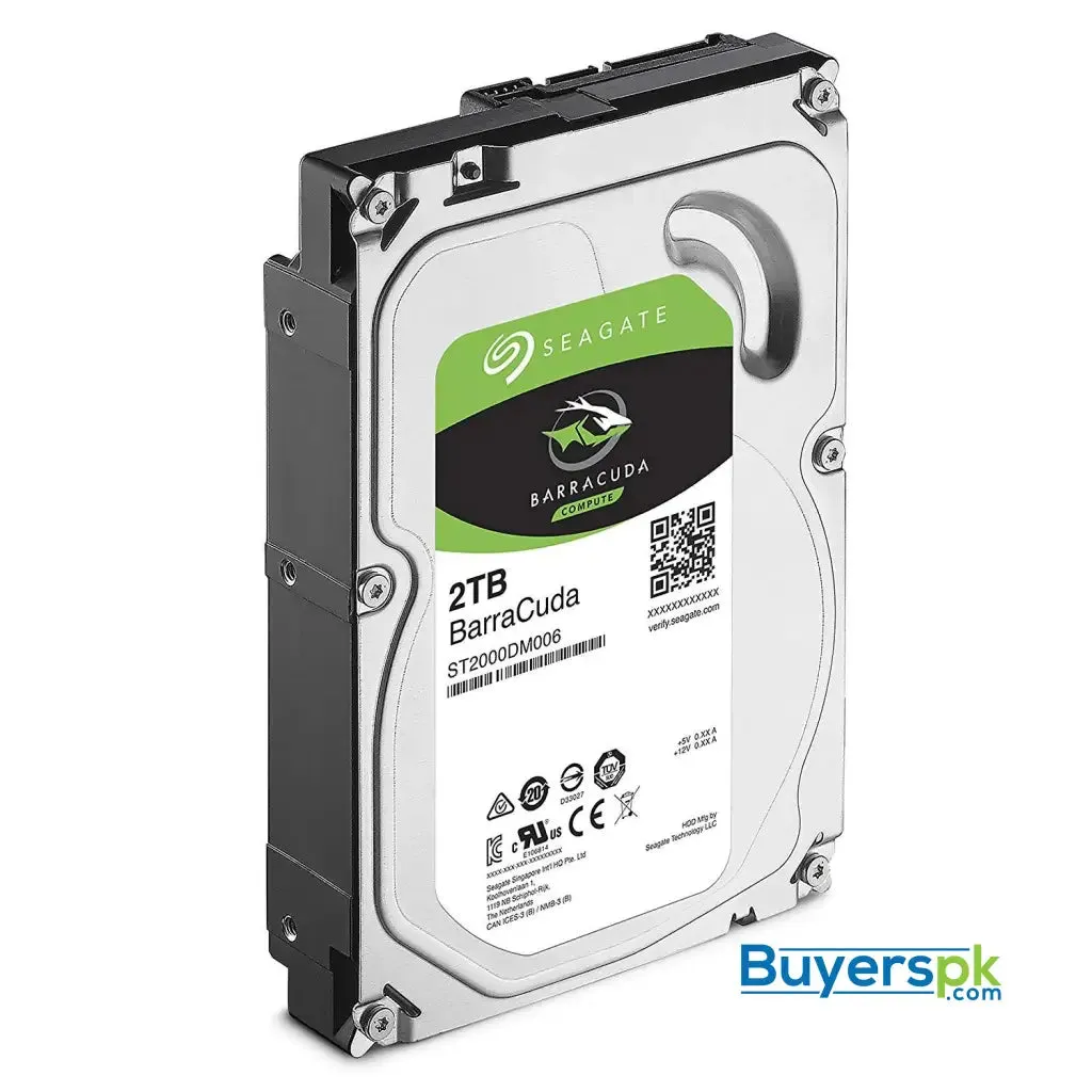 Seagate Barracuda Internal Hard Drive 2tb Sata 6gb/s 64mb Cache 3.5-inch (st2000dm006) 2 Yrs