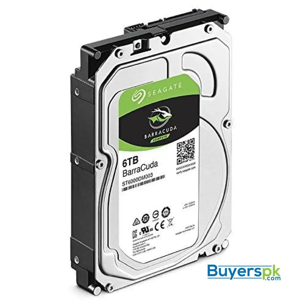 Seagate Barracuda Internal Hard Drive 6tb Sata 6gb/s 256mb Cache 3.5-inch (st6000dm003) 2 Yrs