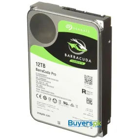 Seagate Barracuda Pro Internal Hard Drive Sata Hdd 12tb 6gb/s 256mb Cache 3.5-inch (st12000dm0007) 5