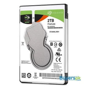 Seagate Firecuda St2000lx015 2tb 128mb Cache Sata 6.0gb/s 2.5" Laptop Internal Hard Drive 5 Yrs