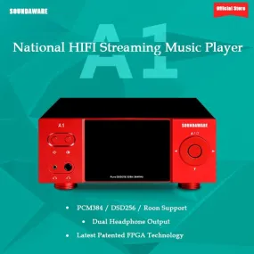 Soundaware A1 DSD256 PCM384kHz DAC Decoder AMP Desktop HiFi Network