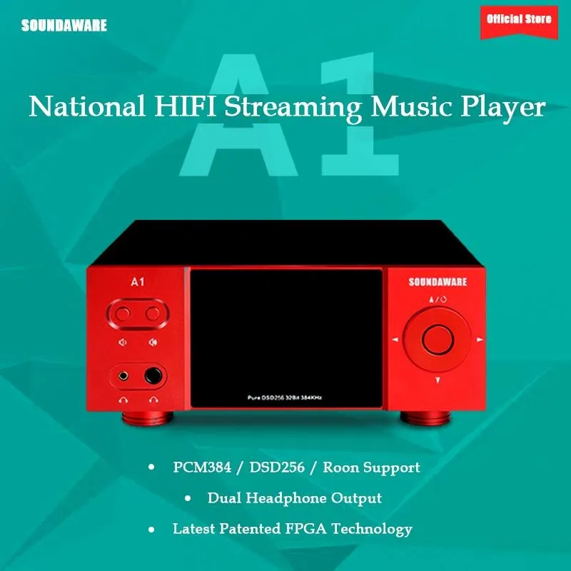 Soundaware A1 DSD256 PCM384kHz DAC Decoder AMP Desktop HiFi Network