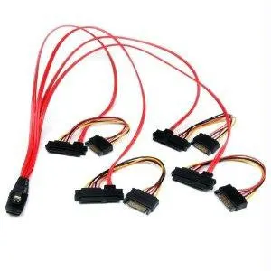 Startech Connect A Sas Controller To 4 Sas Drives - Sff 8087 To Sff 8482 - Sff8087 To Sff