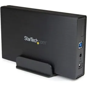 StarTech.com USB 3.1 (10Gbps) Enclosure for 3.5" SATA Drives - Supports SATA 6 Gbps - Compatible with USB 3.0 and 2.0 Systems - Hot Swappable Bays - 1 x HDD Supported - 1 x Total Bay - 1 x 3.5" Bay - Aluminium