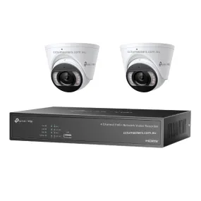 TP-Link InSight Kit, 2 x 5MP Full-Color Turret Network Camera, 4CH NVR
