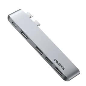 UGREEN MacBook Pro USB C Hub Adapter 5 IN 2 HDMI 4K Type C Port Thunderbolt 3