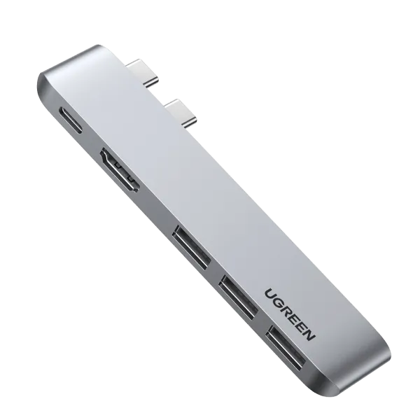 UGREEN MacBook Pro USB C Hub Adapter 5 IN 2 HDMI 4K Type C Port Thunderbolt 3