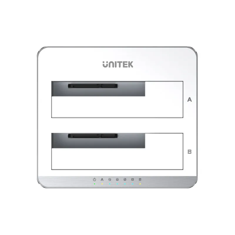 UNITEK Y-3026 USB 3.0 to SATA III Dual Bay HDD/ SSD 鋁合金 Docking Station with UASP & Offline Clone 785-1670