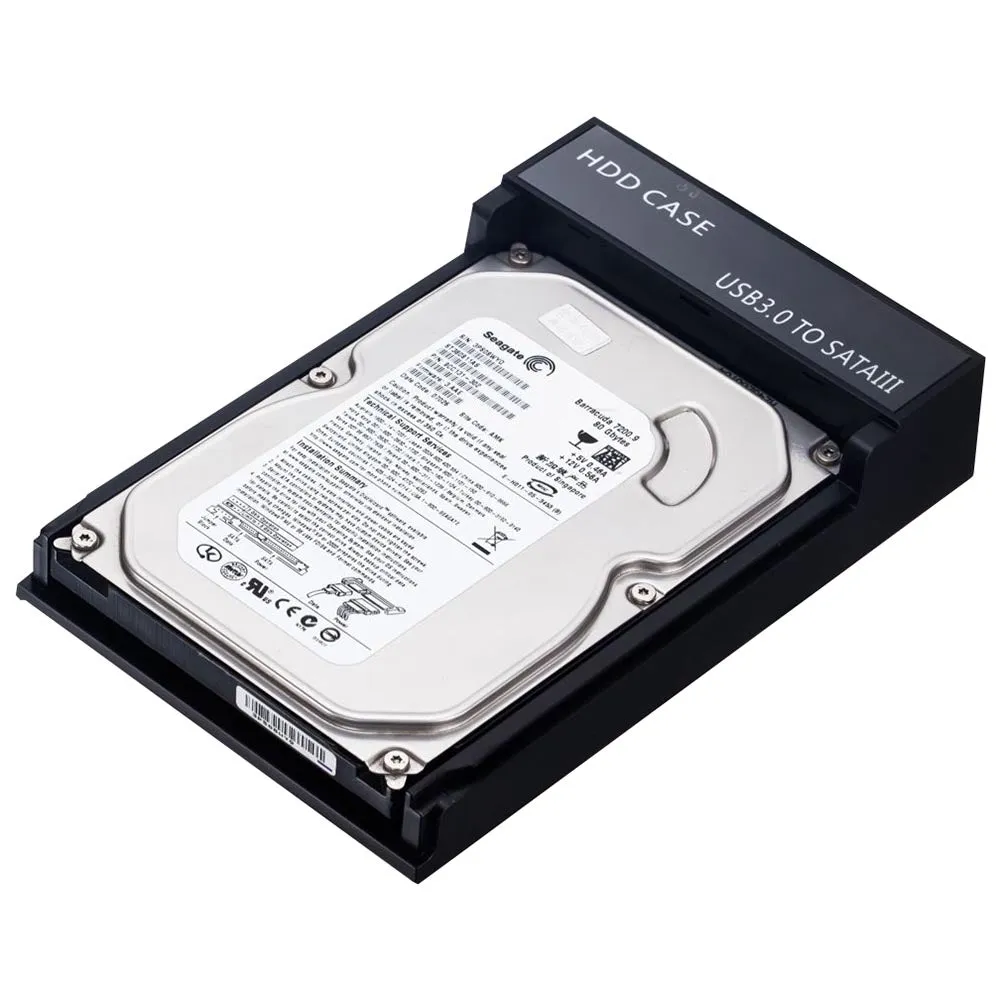 USB3.0 to SATA3.0 External Hard Drive Lay-Flat Docking Station