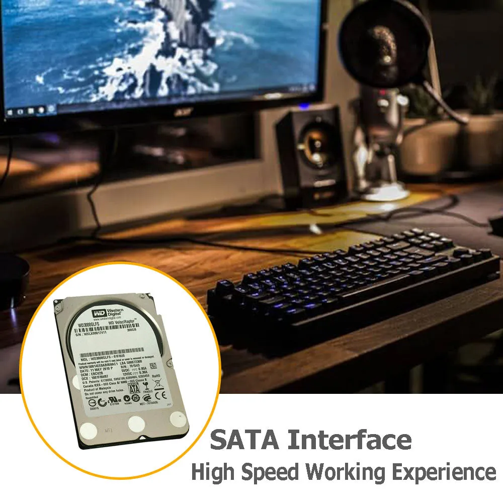 WD 3.5" (SATA) VelociRaptor 300GB 10KRPM 3GB/s 16MB Internal HD WD3000GLFS