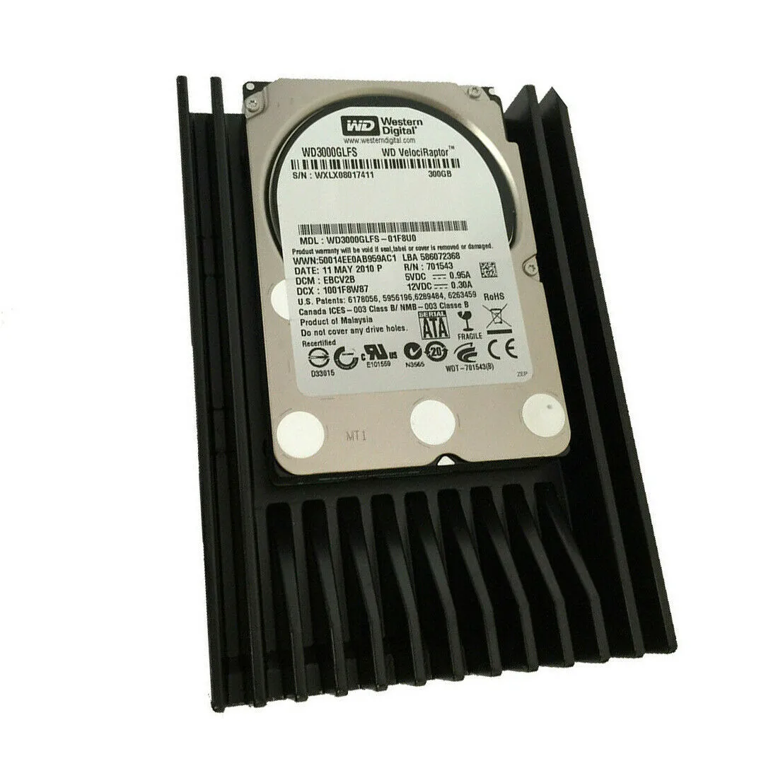 WD 3.5" (SATA) VelociRaptor 300GB 10KRPM 3GB/s 16MB Internal HD WD3000GLFS