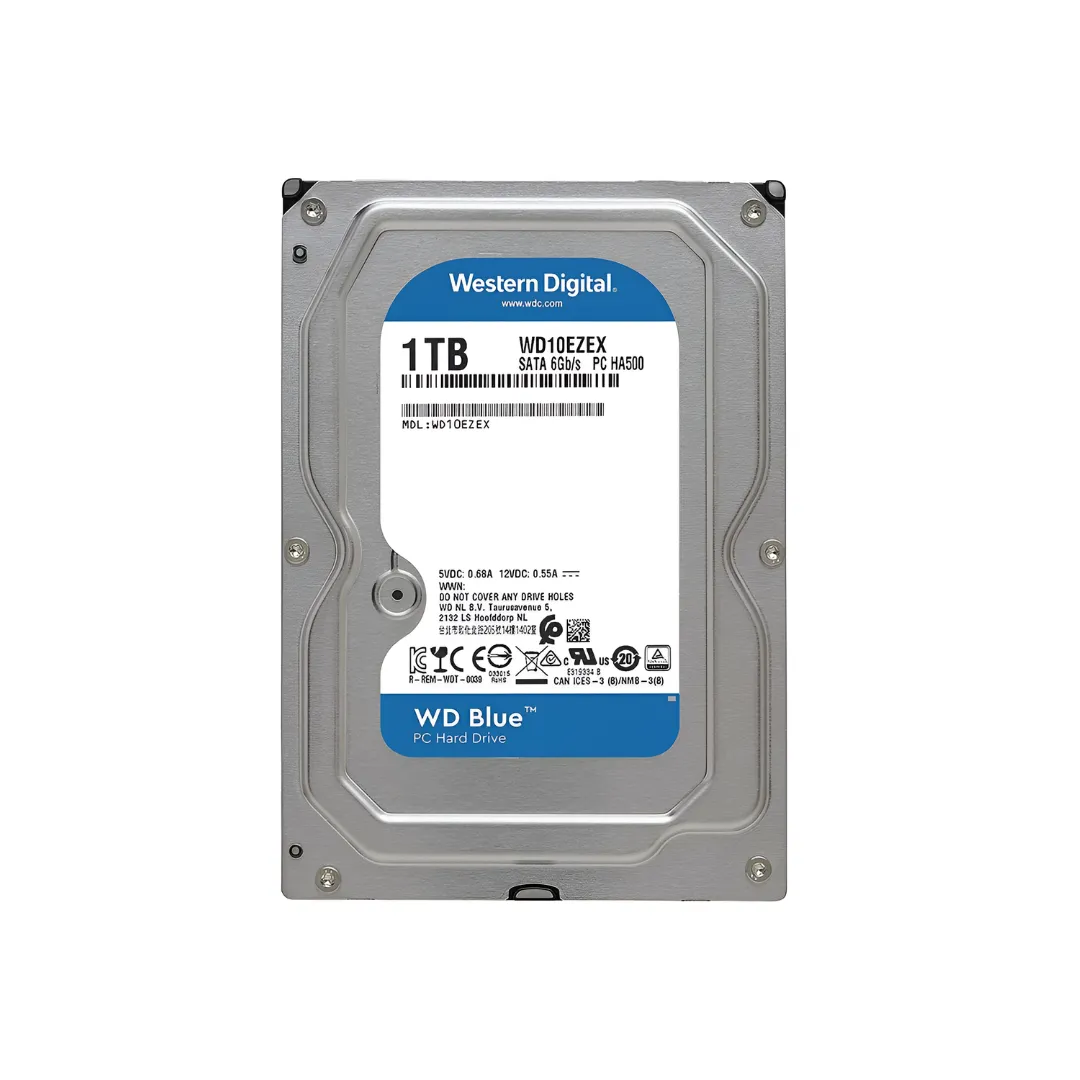 WD Blue WD10EZEX 1TB 3.5" SATA 7200rpm Internal HDD
